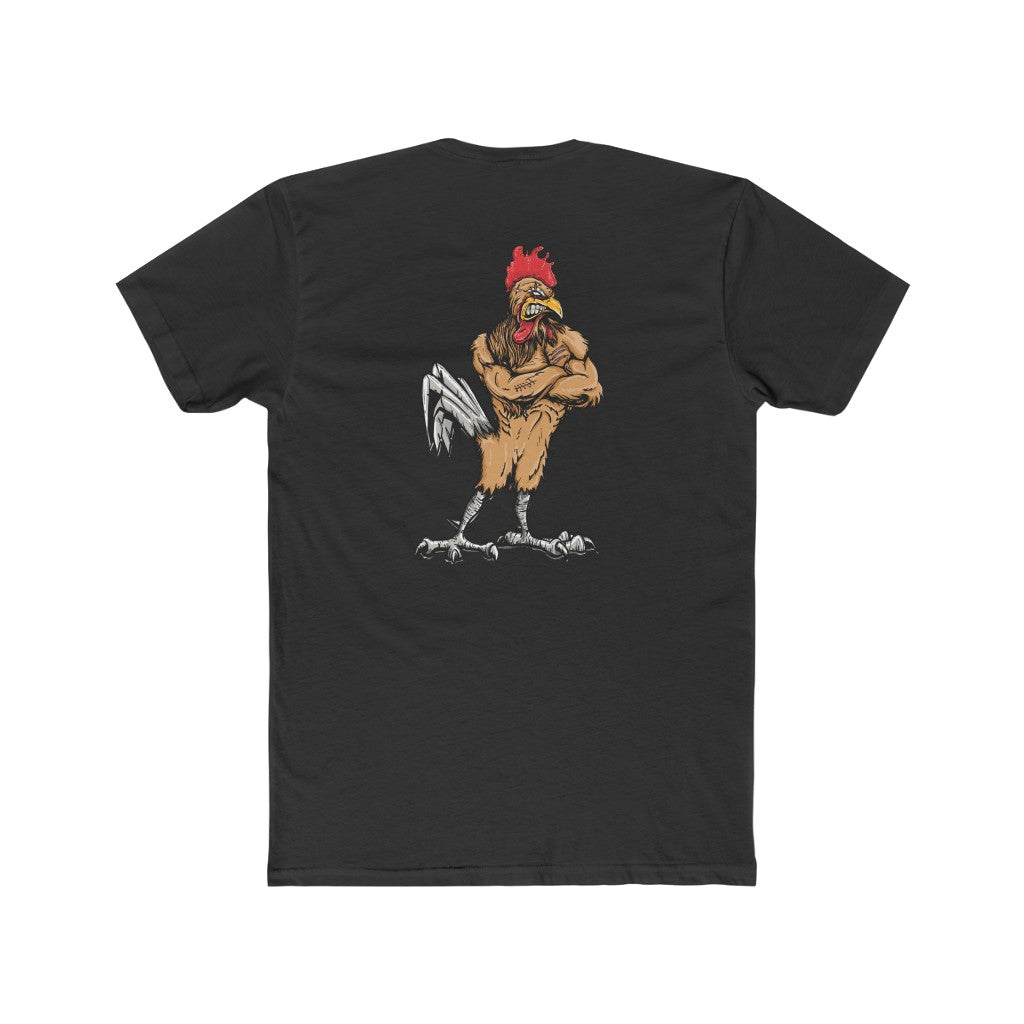 Cock Scar T Shirt - The Ripped Rooster (Back)